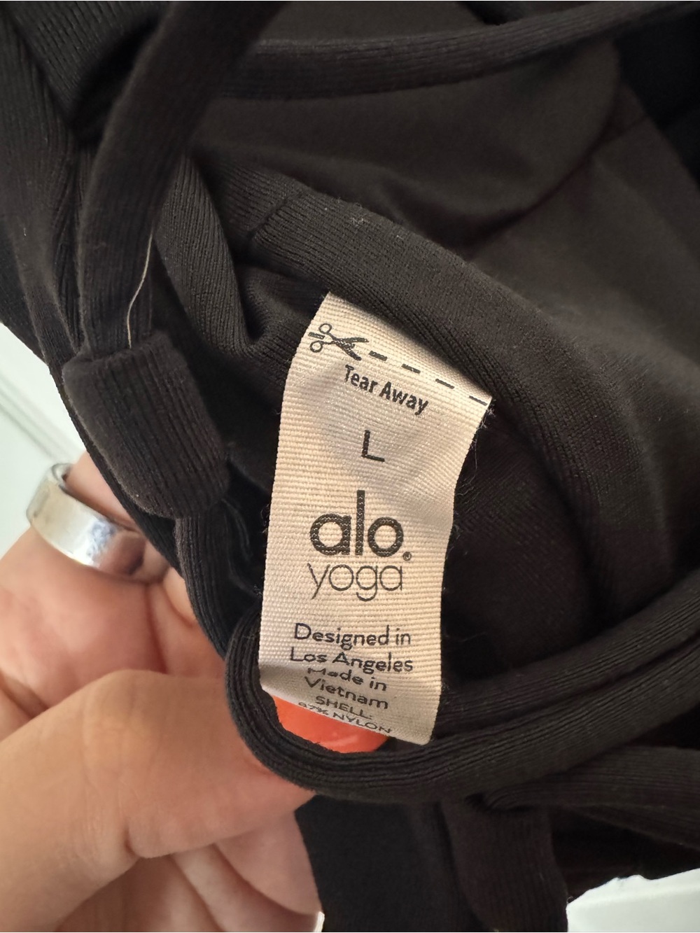 ALO Yoga Black Strappy Top - Picture 4 of 5